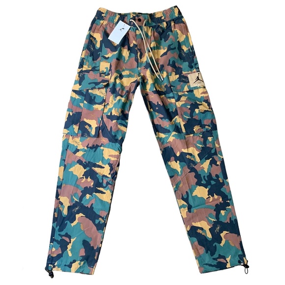 Jordan Pants Jordan Flight Heritage Camo Cargo Pants Noble Green Poshmark